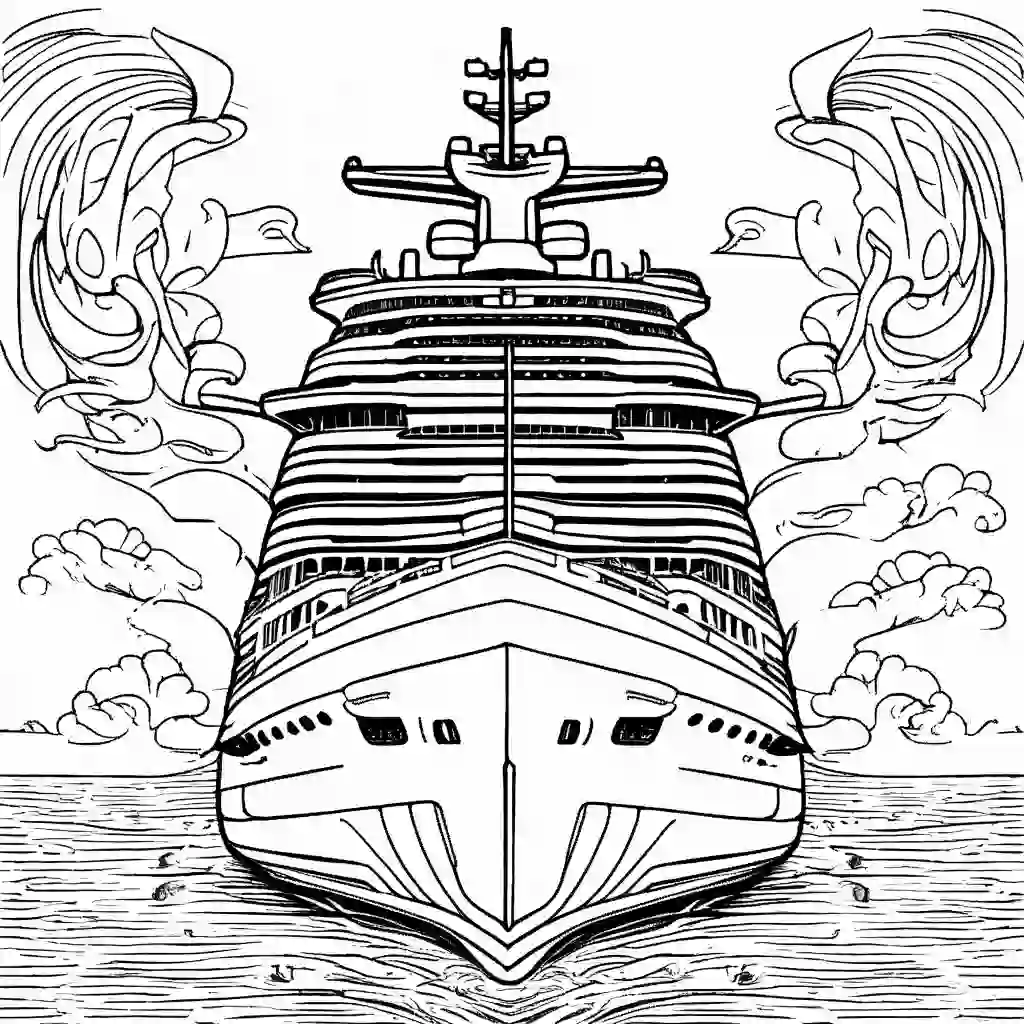 Monarch of the Seas coloring pages